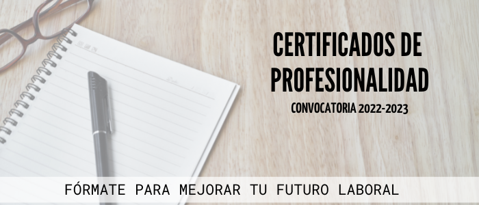 Certificados de profesionalidad 2022-2023