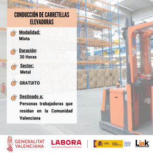 COML001PO - CONDUCCIÓN DE CARRETILLAS ELEVADORAS