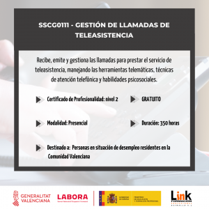SSCG0111-GESTIÓN DE LLAMADAS DE TELEASISTENCIA