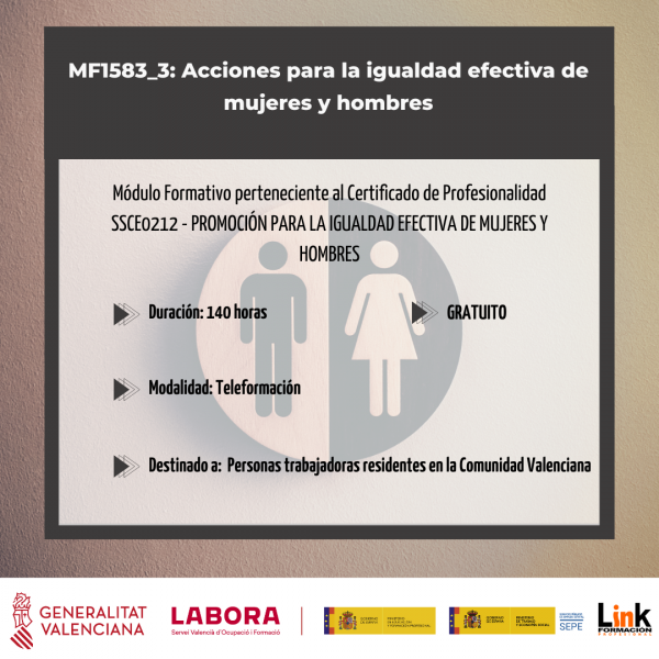 MF1583_3 - Acciones para la igualdad efectiva de mujeres y hombres