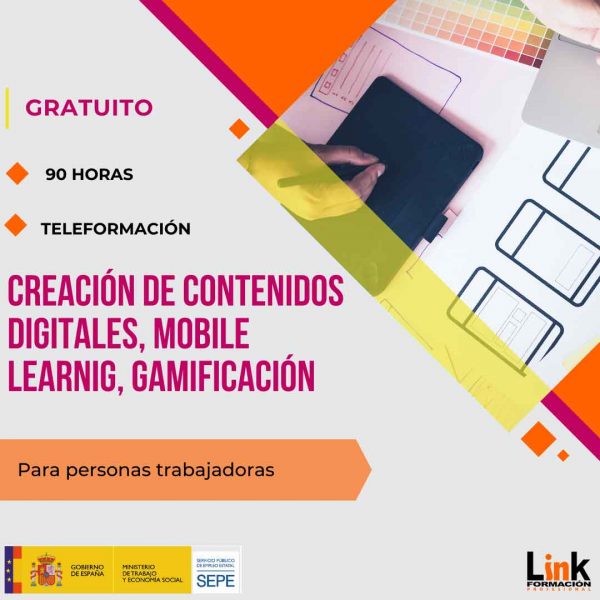 Curso de Creación de contenidos digitales, mobile learning y gamificación para trabajadores