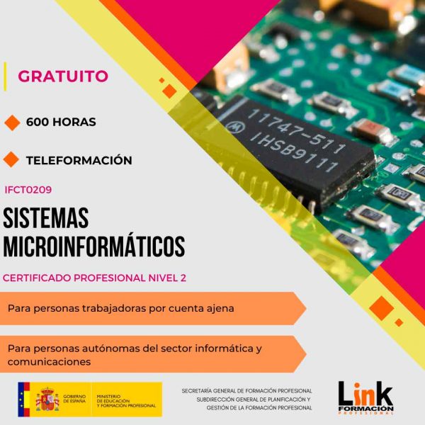 Curso de Sistemas microinformáticos para trabajadores y autónomos
