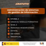 Curso de Administración de sistemas de gestión de información para desempleados - Link Formación