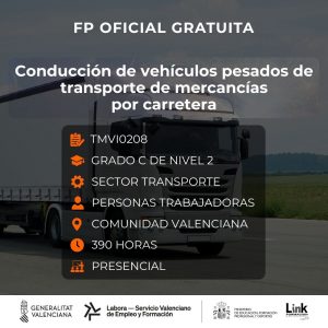 TMVI0208 - CONDUCCIÓN DE VEHÍCULOS PESADOS DE TRANSPORTE DE MERCANCÍAS POR CARRETERA