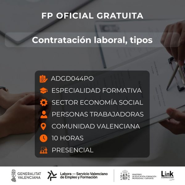 ADGD044PO - CONTRATACIÓN LABORAL: TIPOS