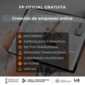 ADGD056PO - CREACIÓN DE EMPRESAS ONLINE