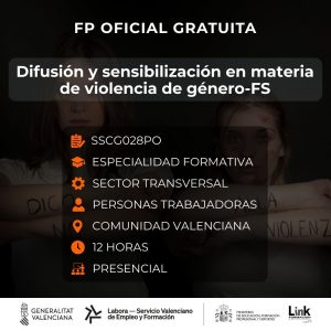 SSCG028PO - DIFUSIÓN Y SENSIBILIZACIÓN EN MATERIA DE VIOLENCIA DE GÉNERO-FS