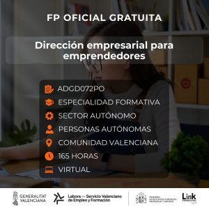 ADGD072PO - DIRECCIÓN EMPRESARIAL PARA EMPRENDEDORES
