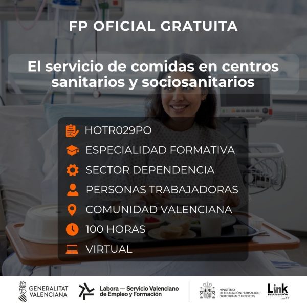 HOTR029PO - EL SERVICIO DE COMIDAS EN CENTROS SANITARIOS Y SOCIOSANITARIOS