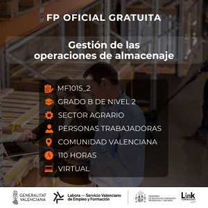 MF1015_2 - GESTIÓN DE LAS OPERACIONES DE ALMACENAJE