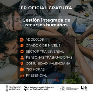 ADGD0208 - GESTIÓN INTEGRADA DE RECURSOS HUMANOS