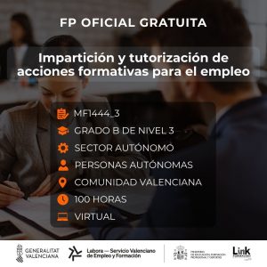MF1444_3 - IMPARTICIÓN Y TUTORIZACIÓN DE ACCIONES FORMATIVAS