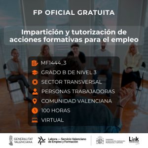 MF1444_3 - IMPARTICIÓN Y TUTORIZACIÓN DE ACCIONES FORMATIVAS