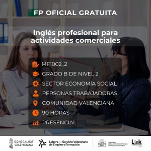 MF1002_2 - INGLÉS PROFESIONAL PARA ACTIVIDADES COMERCIALES