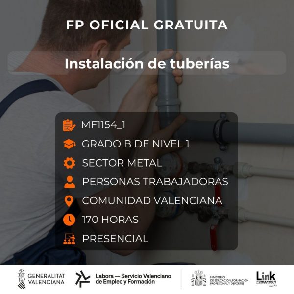 MF1154_1 - INSTALACIÓN DE TUBERÍAS