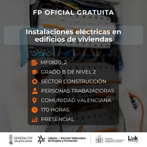 MF0820_2 - INSTALACIONES ELÉCTRICAS EN EDIFICIOS DE VIVIENDAS