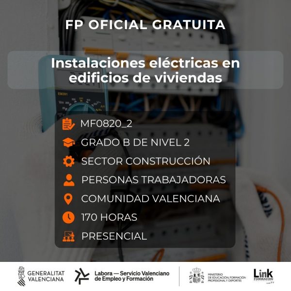 MF0820_2 - INSTALACIONES ELÉCTRICAS EN EDIFICIOS DE VIVIENDAS