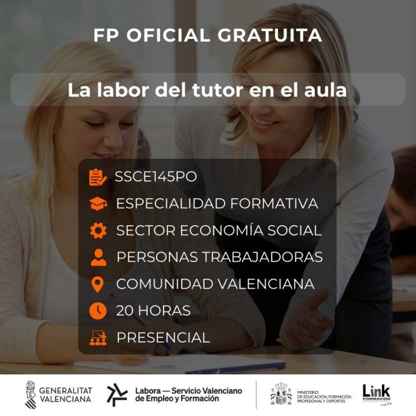 SSCE145PO - LA LABOR DEL TUTOR EN EL AULA