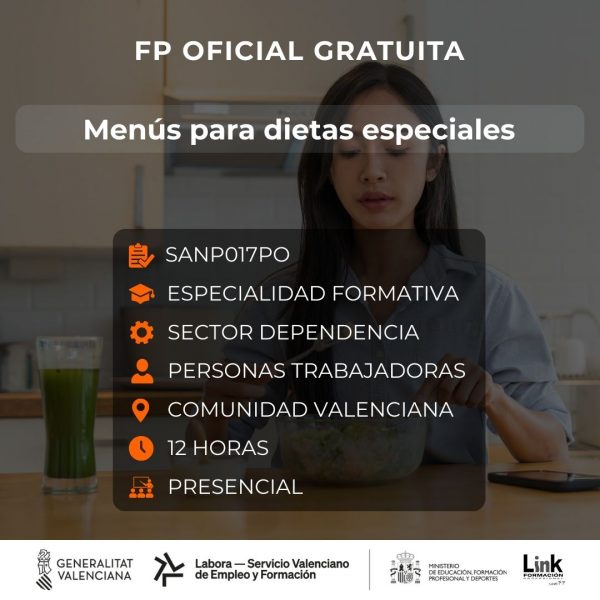 SANP017PO - MENÚS PARA DIETAS ESPECIALES