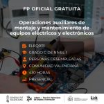 Curso de Operaciones auxiliares de montaje y mantenimiento de equipos eléctricos y electrónicos para desempleados - Link Formación