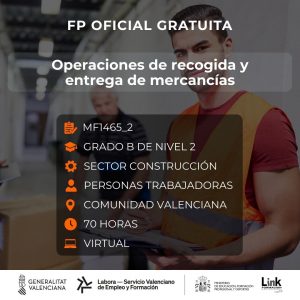 MF1465_2 - OPERACIONES DE RECOGIDA Y ENTREGA DE MERCANCÍAS