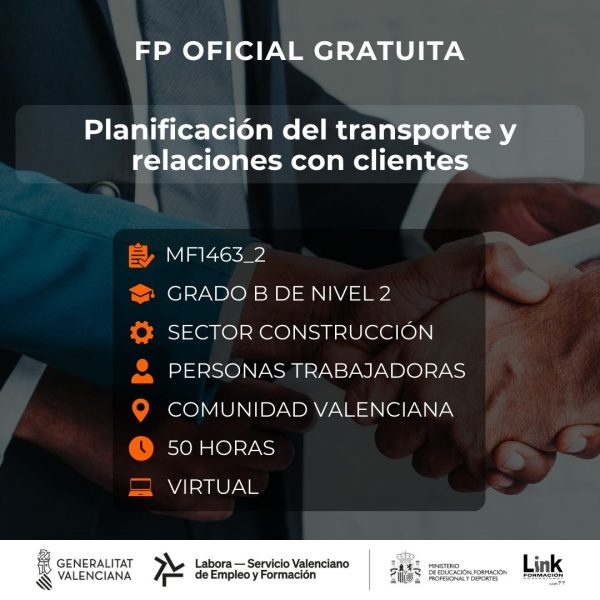 MF1463_2 - PLANIFICACIÓN DEL TRANSPORTE Y RELACIONES CON CLIENTES