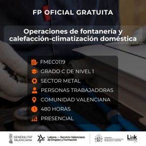 IMAI0108 - OPERACIONES DE FONTANERÍA Y CALEFACCIÓN-CLIMATIZACIÓN DOMÉSTICA