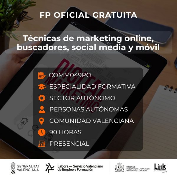 COMM049PO - TÉCNICAS DE MARKETING ONLINE, BUSCADORES, SOCIAL MEDIA Y MÓVIL