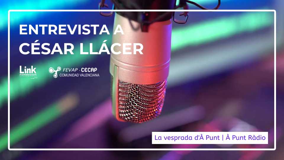 Entrevista a César Llácer, director de Link Formación, en À Punt Ràdio