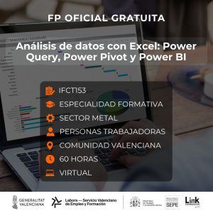 IFCT153 - ANÁLISIS DE DATOS CON EXCEL: POWER QUERY, POWER PIVOT Y POWER BI