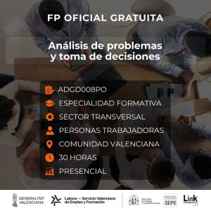 ADGD008PO - ANÁLISIS DE PROBLEMAS Y TOMA DE DECISIONES