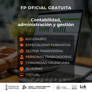 ADGD043PO - CONTABILIDAD, ADMINISTRACIÓN Y GESTIÓN