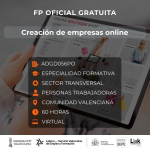 ADGD056PO - CREACIÓN DE EMPRESAS ONLINE