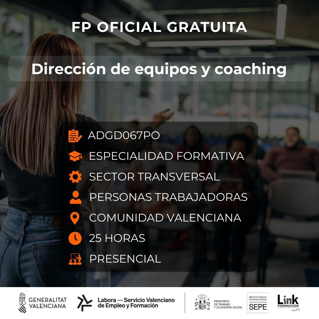 Curso de Dirección de equipos y coaching para trabajadores - Link Formación