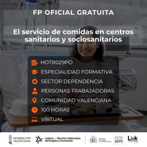 HOTR029PO - EL SERVICIO DE COMIDAS EN CENTROS SANITARIOS Y SOCIOSANITARIOS