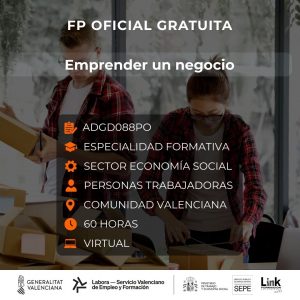 Curso de Emprender un negocio para trabajadores - Link Formación