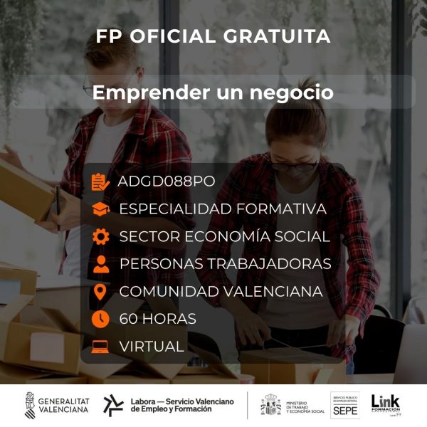Curso de Emprender un negocio para trabajadores - Link Formación