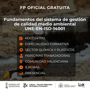 Curso de Fundamentos del sistema de gestión de calidad medioambiental para trabajadores - Link Formación