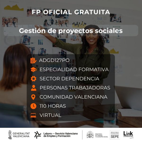 Curso de Gestión de proyectos sociales para trabajadores - Link Formación