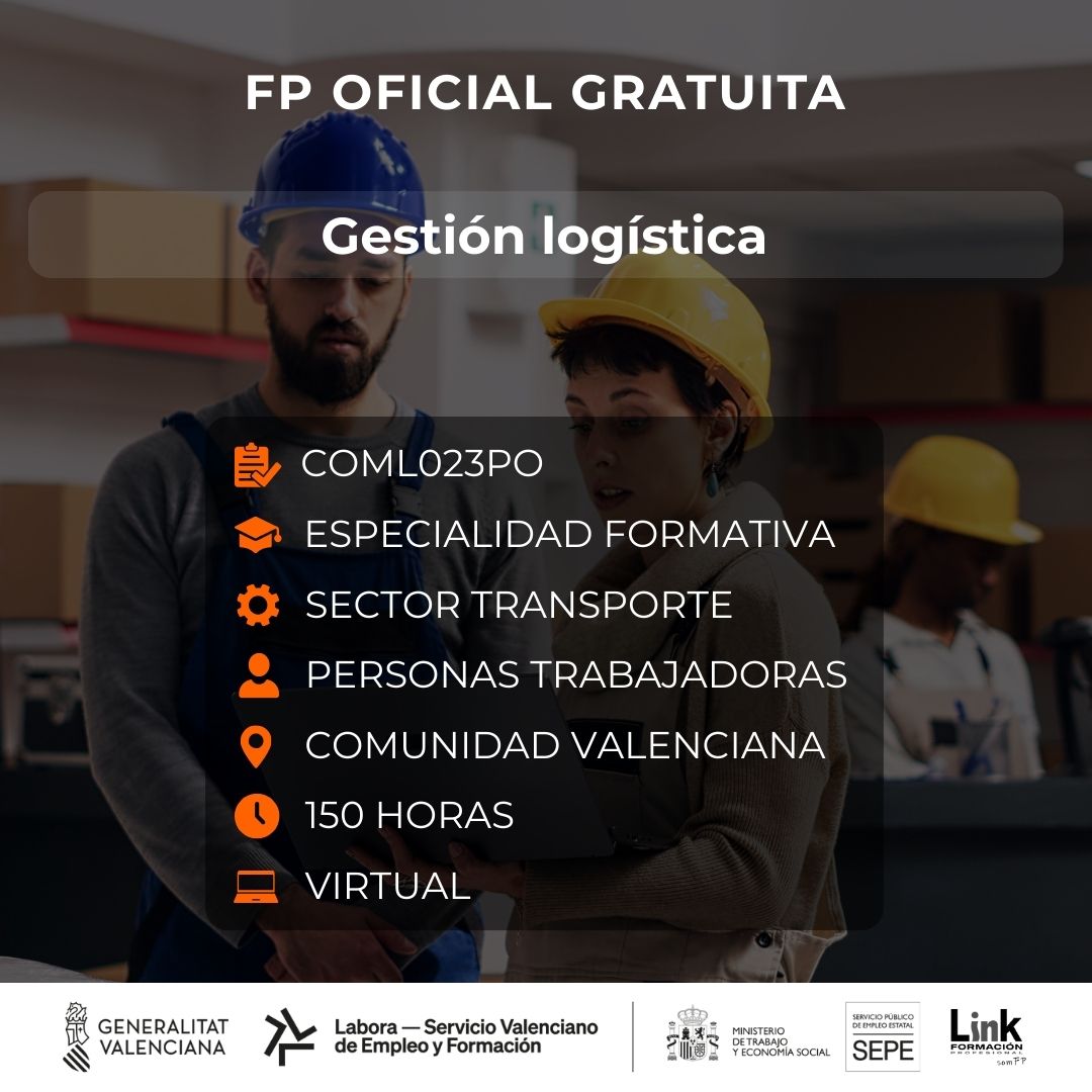 Curso de Gestión logística para trabajadores - Link Formación