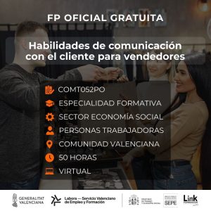 Curso de Habilidades de comunicación con el cliente para trabajadores - Link Formación