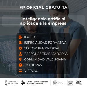 IFCT0019 - INTELIGENCIA ARTIFICIAL APLICADA A LA EMPRESA