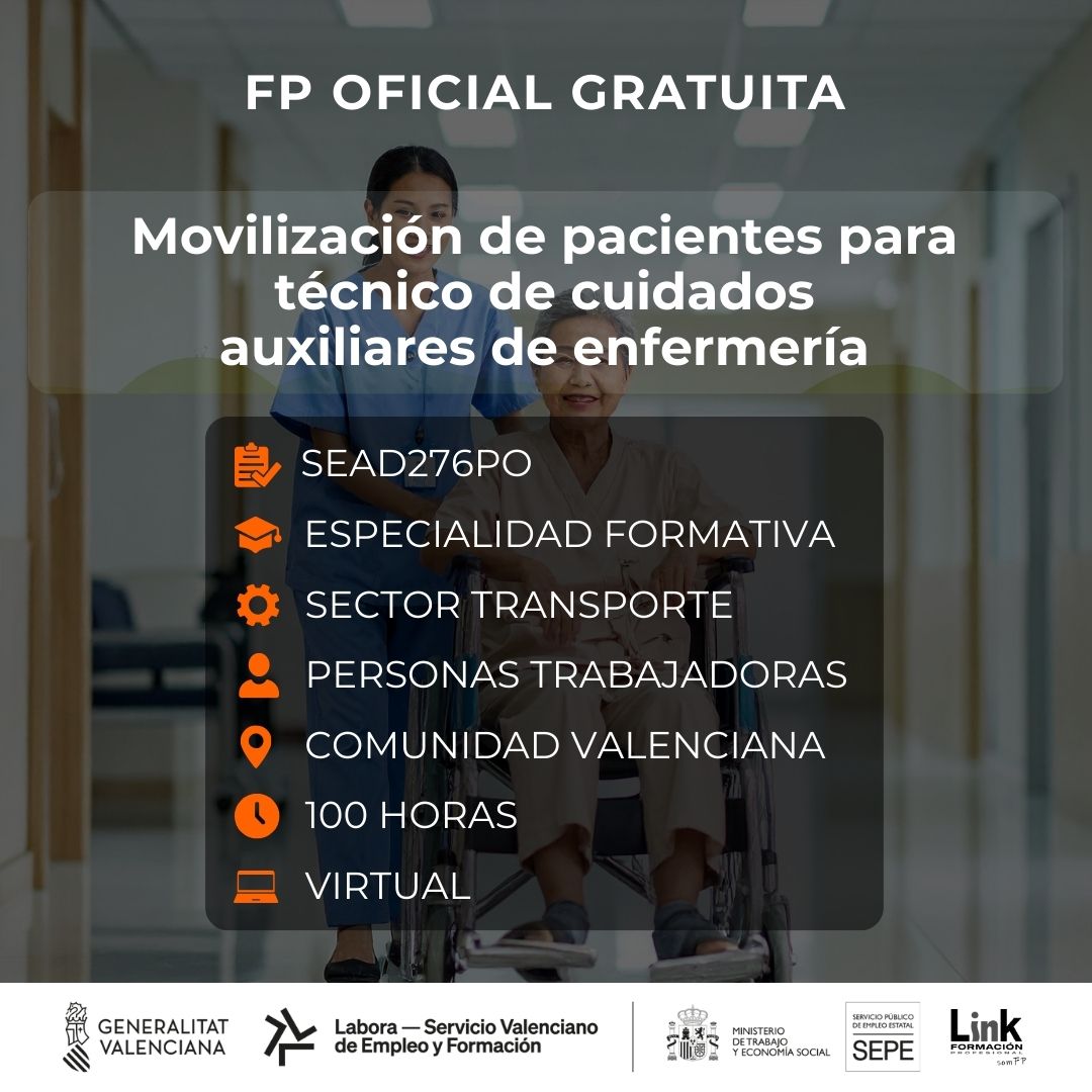 Curso de Movilización de pacientes para trabajadores - Link Formación