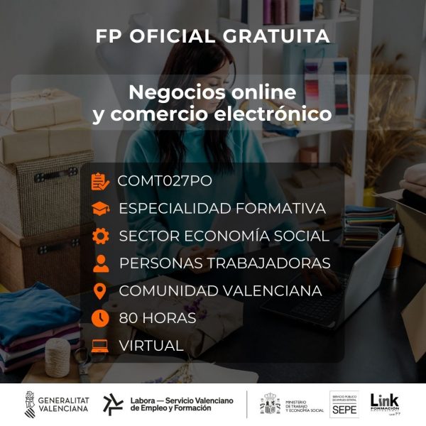 Curso de Negocios online y comercio electrónico para trabajadores - Link Formación