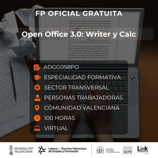 Curso de Open Office 3.0 para trabajadores - Link Formación