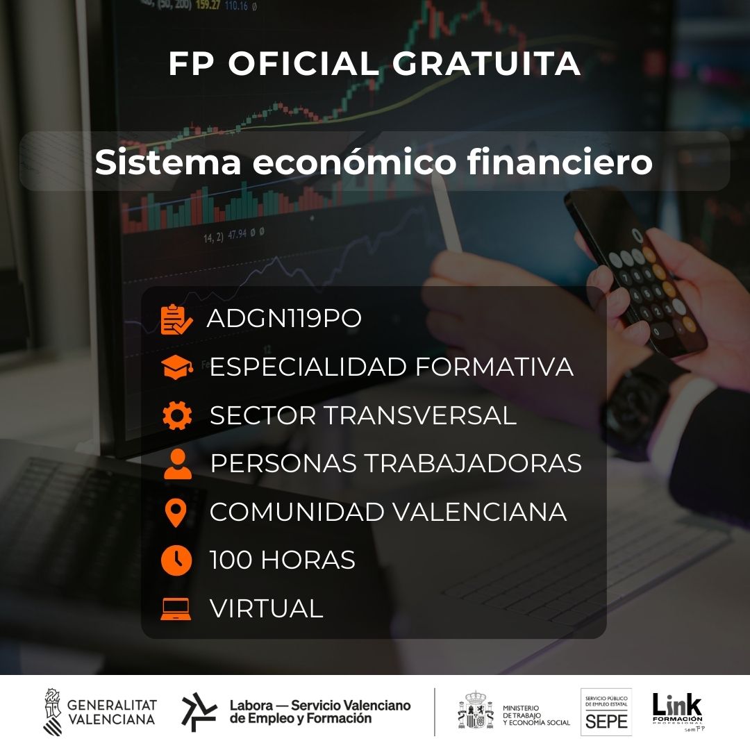 Curso de Sistema económico financiero para trabajadores - Link Formación