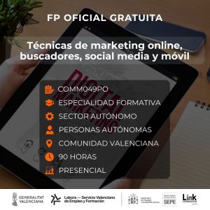 COMM049PO - TÉCNICAS DE MARKETING ONLINE, BUSCADORES, SOCIAL MEDIA Y MÓVIL