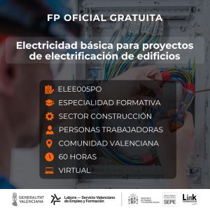 Curso de Electricidad básica para proyectos de electrificación de edificios para trabajadores - Link Formación