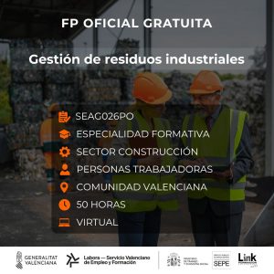 Curso de Gestión de residuos industriales para trabajadores - Link Formación