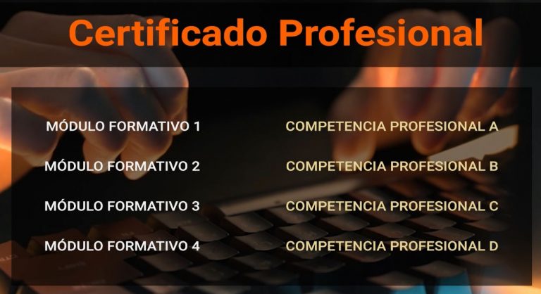 Módulos Formativos y Competencias Profesionales - Link Formación